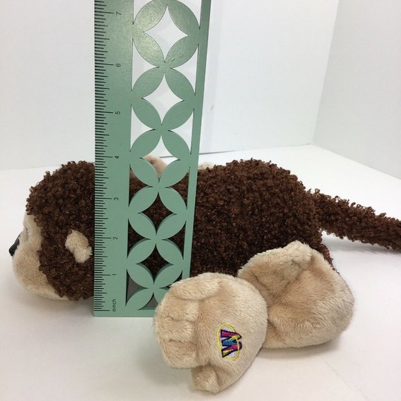 Ganz Webkinz Plush Cheeky Monkey 9" Brown Curly Stuffed Animal No Code Jungle - Picture 7 of 12